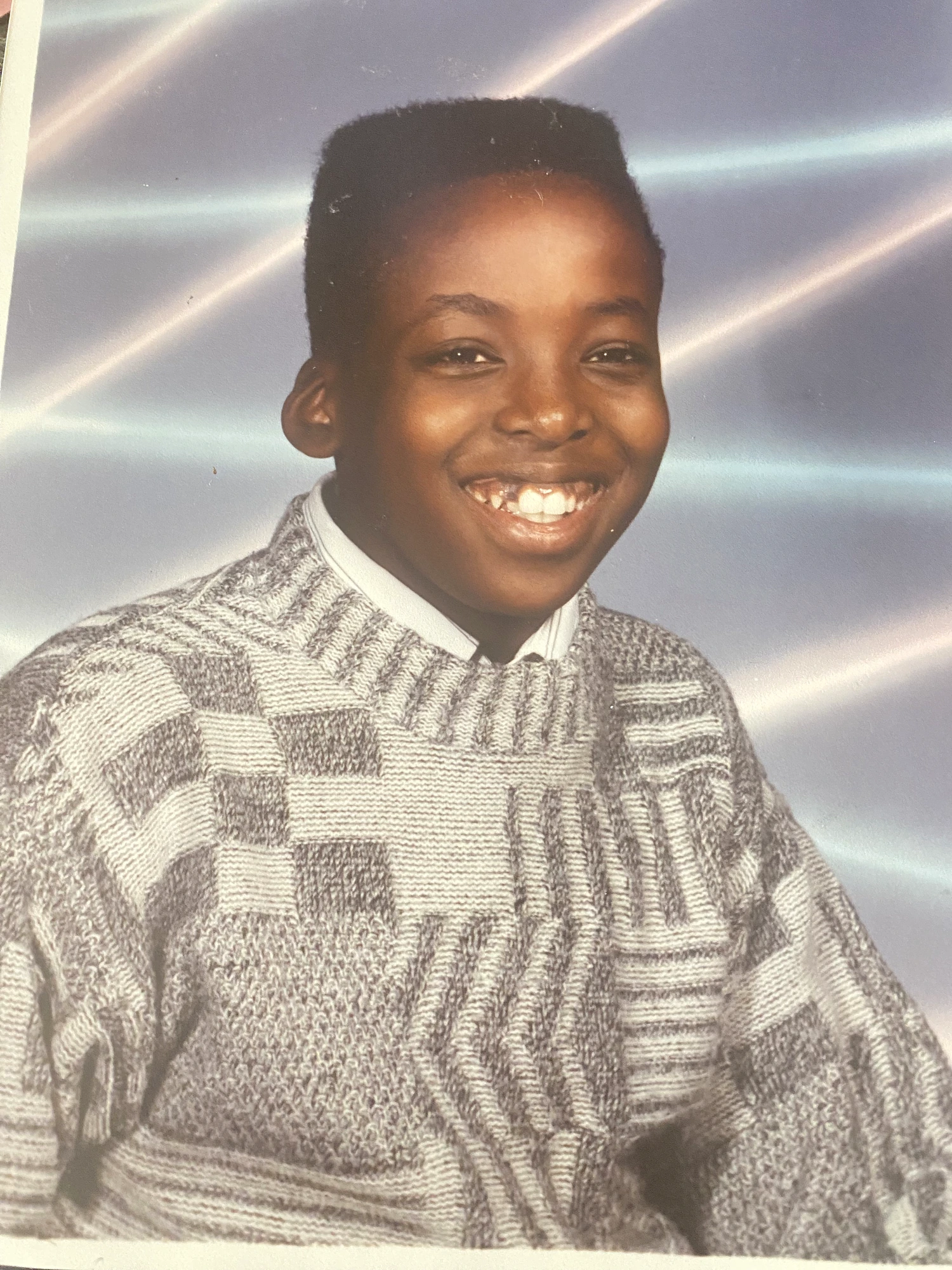 Marcus as a child in Jersey City